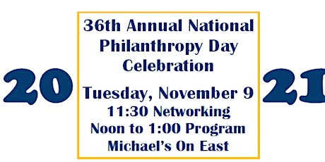 2021 National Philanthropy Day Celebration