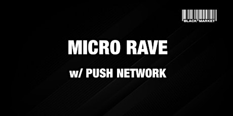 Hauptbild für MICRO RAVE #12 w/ PUSH NETWORK