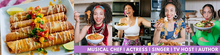 LIVE Musical Cooking Class with Chef Gabrielle Reyes - One Great Vegan image