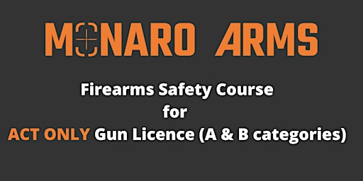 Imagen principal de Monaro Arms Firearms Safety Course for ACT Gun Licence