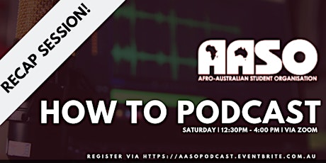 AASO Workshop: How to Podcast (Recap) primary image