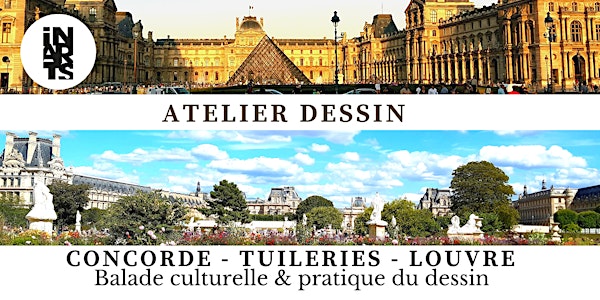 Atelier dessin/carnet créatif & balade culturelle Concorde-Tuileries-Louvre