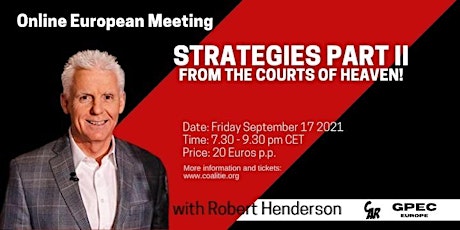 Strategies from the Courts of Heaven with Robert Henderson - Part ll