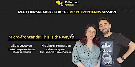 JavaScript Summit Armenia 2021 | Microfrontends primary image