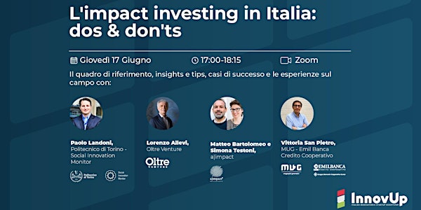 L'impact investing in Italia: dos & don'ts