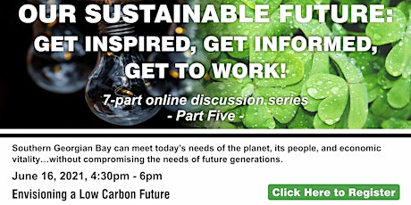 Our Sustainable Future: Get Inspired, Get Informed, Get to Work!