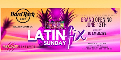 Grand Opening! Latin Sundays at Hard Rock Cafe primary image