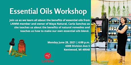 The Benefits of Aromatherapy Workshop w/ Natural Maya primary image