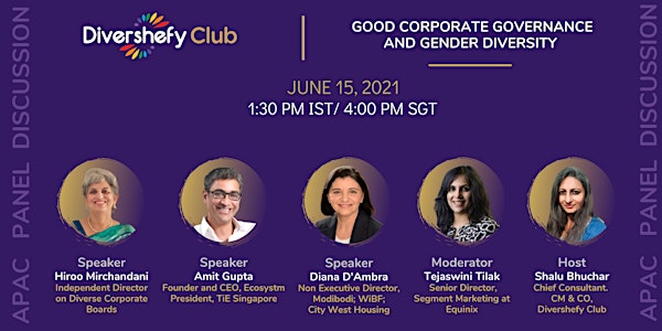APAC  Panel Discussion - Good Corporate Governance and Gender Diversity
