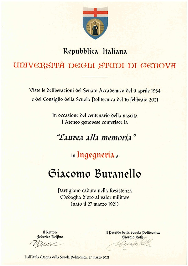 Laurea in Ingegneria a G.Buranello - aula B1