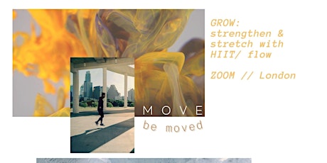 GROW: HIIT with a twist + functional movement tickets