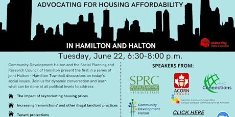 Advocating for Housing Affordability in Hamilton and Halton primary image