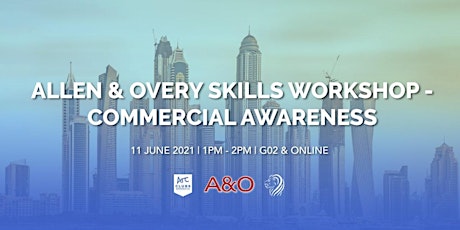 Allen & Overy Skills Workshop - Commercial Awareness primary image