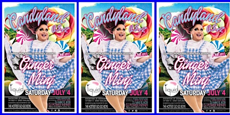 "CANDYLAND U.S.A." FT. GINGER MINJ FROM RUPAUL'S DRAG RACE 7 @ LIQUID TAMPA primary image