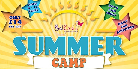 Imagem principal do evento BelEve UK Summer Camp 2015