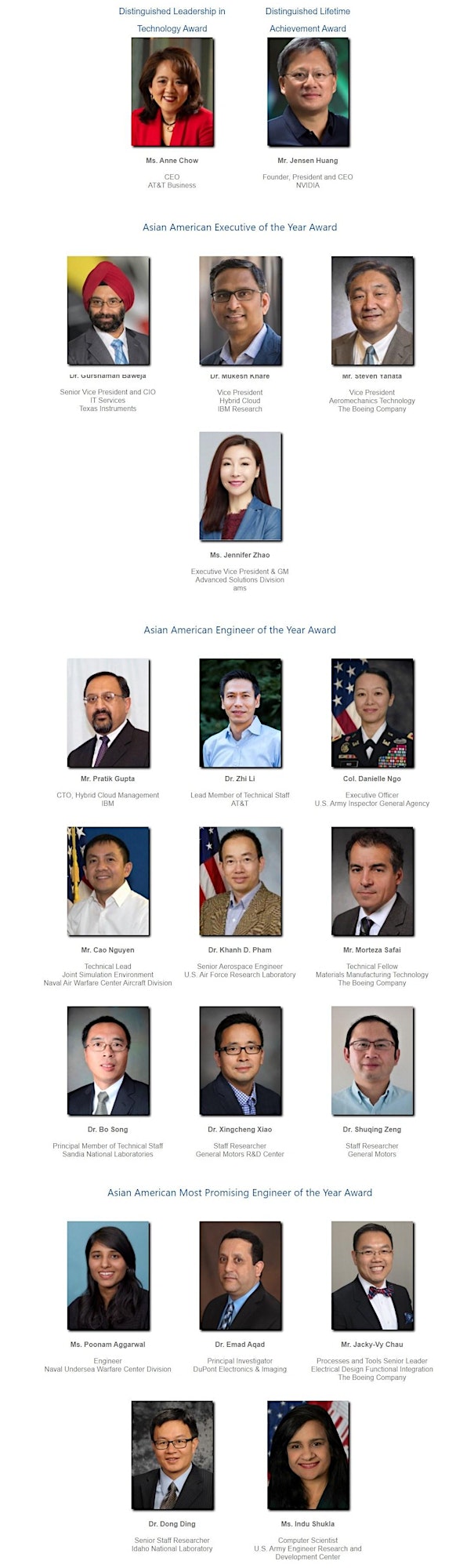 2020-2021 Asian American Engineer of the Award Ceremony (Access code:AAEOY) image