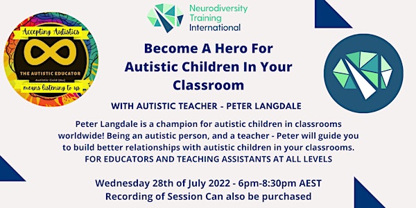 CPD Accredited - Become A Hero For Autistic Children In Your Classroom