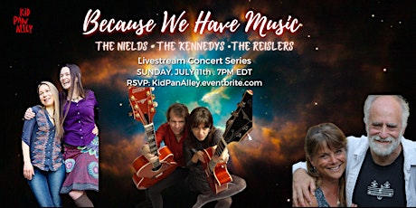 Livestream--The Nields, The  Kennedys and The Reislers primary image