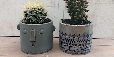 Decorative ceramic planter / yarn bowl primary image