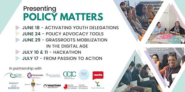 Policy Matters: Youth Training Series