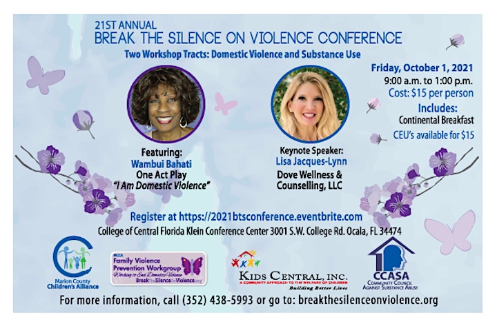 21st Annual Break the Silence on Violence Conference image