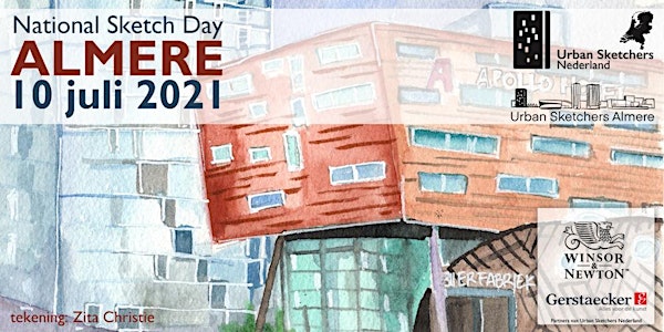 National Sketch Day Almere - 10 juli 2021 - Urban Sketchers Netherlands