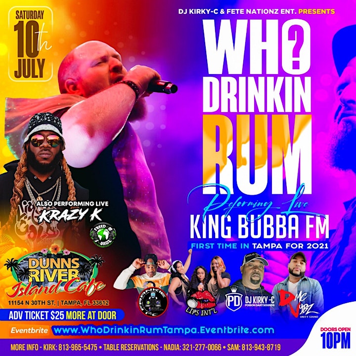 Who Drinkin Rum featuring King Bubba