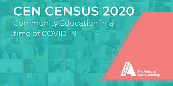 CEN Census 2020 - Community Education in a time of COVID-19