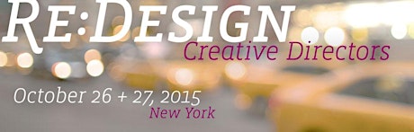 RE:DESIGN/Creative Directors 2015 primary image