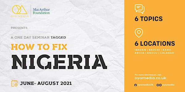 How To Fix Nigeria