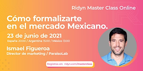 RIDYN MasterClass 2021: «¿Freelancer, autónomo o empresa? Todos los pasos p