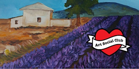 Provence Lavender Fields Painting Workshop - no art experience needed primary image