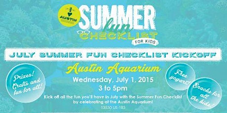 July Summer Fun Checklist Kickoff Party primary image