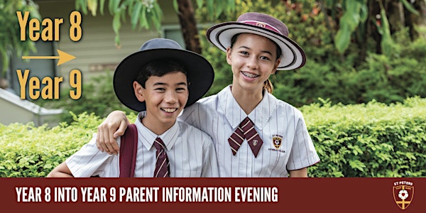 Year 8 into Year 9 Parent Information Session