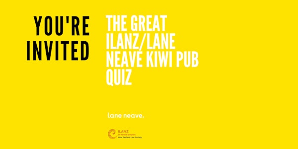 The 2021 ILANZ/Lane Neave Kiwi Pub Quiz