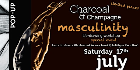 JULY - Charcoal & Champagne life-drawing class pop-up (Saturday 17th)