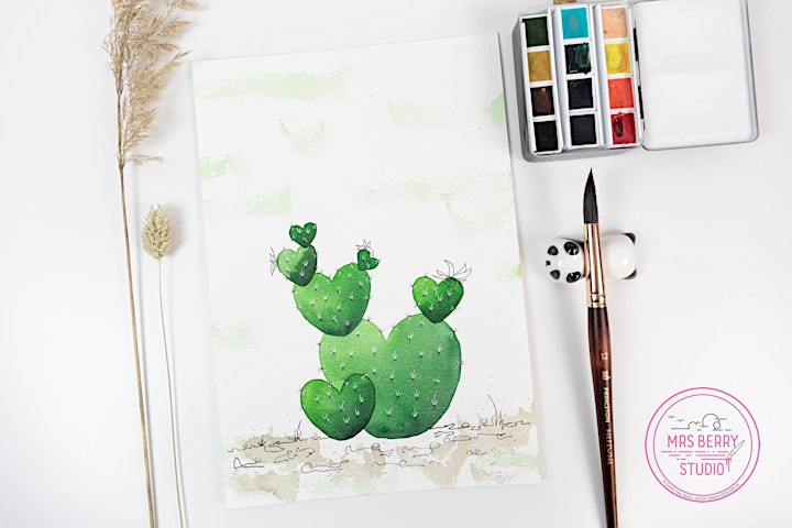 Ferienkurs Watercolor für Kinder und Jugendliche in den Sommerferien KW28: Bild