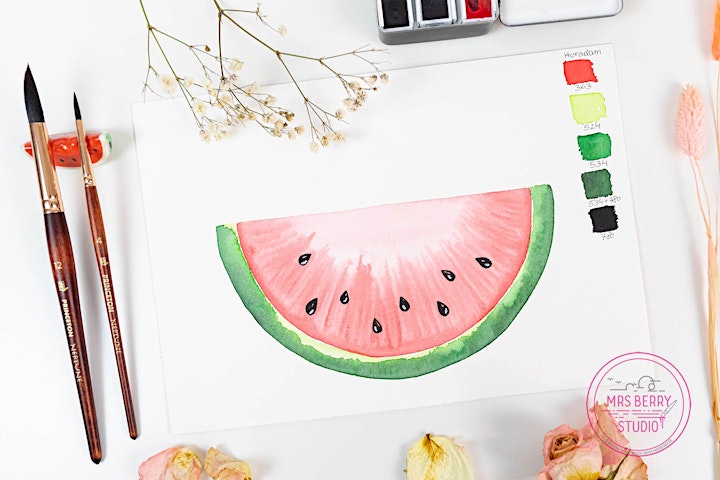 Ferienkurs Watercolor für Kinder und Jugendliche in den Sommerferien KW29: Bild