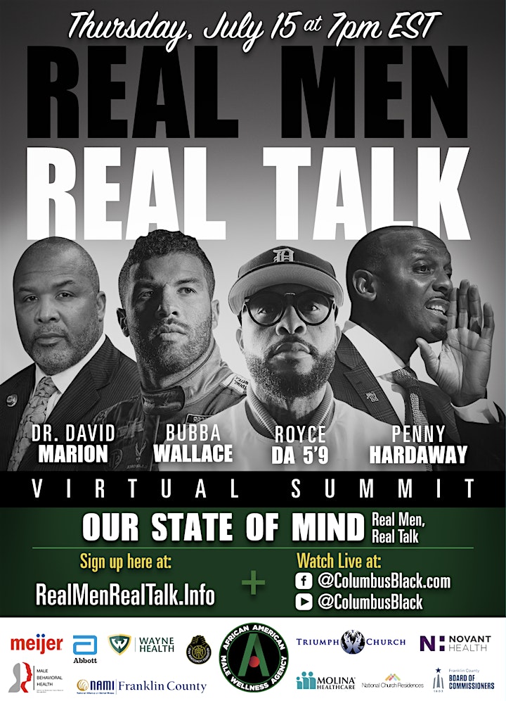 Real Men Real Talk Virtual Summit - Our State of M image