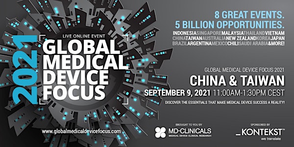Global Medical Device Focus 2021: China & Taiwan