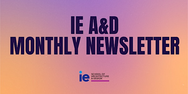 IE A&D: Newsletter Subscription