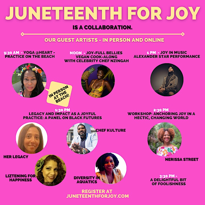 The 2nd Annual Juneteenth for Joy (Hybrid -- in-person or online broadcast) image