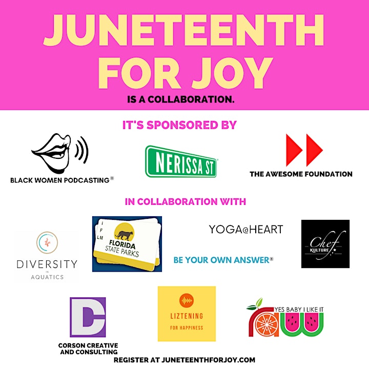 
		The 2nd Annual Juneteenth for Joy (Hybrid -- in-person or online broadcast) image
