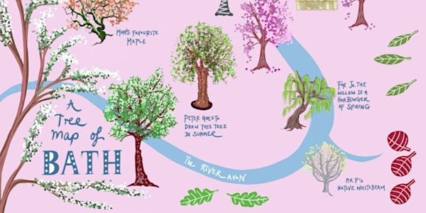 Jessica Palmer's Illustrated Tree Map of Bath | Batheaston