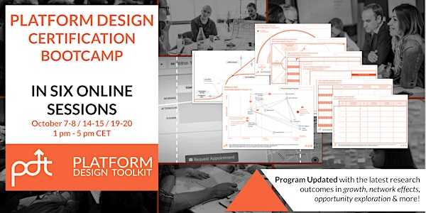 The Online Platform Design Certification Bootcamp