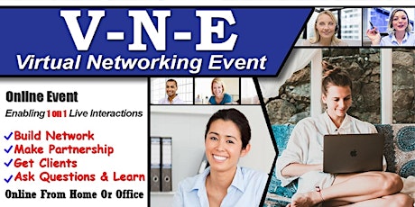 NewYork's Exclusive Virtual Business & Startup Networking- Do 1 on 1 chat tickets