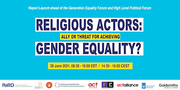 Religious Actors: Ally or Threat for Achieving Gender Equality?