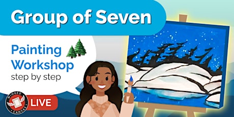 Acrylic Painting Workshop - Step by Step Lesson for Kids (Group of Seven)