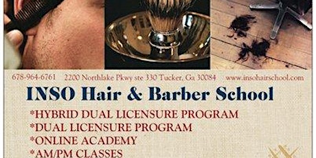 HYBRID DUAL LICENSURE PROGRAM AT INSO HAIR SCHOOL primary image