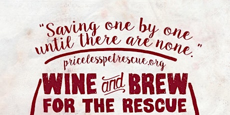 Priceless Pets' Wine and Brew for the Rescue primary image